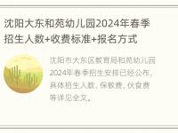 沈阳大东和苑幼儿园2024年春季招生人数+收费标准+报名方式