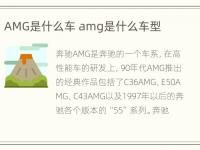 AMG是什么车 amg是什么车型