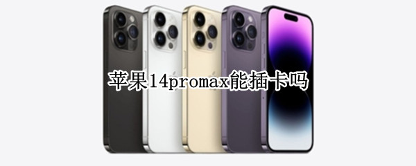 苹果14promax能插卡吗 苹果12promax可以插内存卡吗