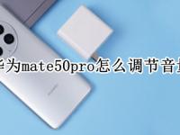 华为mate50pro怎么调节音量 华为mate40pro怎么设置音量