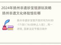 2024年扬州非遗珍宝馆游玩攻略 扬州非遗文化体验馆在哪