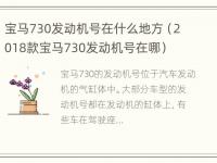 宝马730发动机号在什么地方（2018款宝马730发动机号在哪）