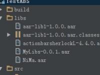 Android Studio如何使用aar依赖包?