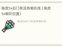 瑞虎5x后门有没有喇叭线（瑞虎5x喇叭位置）