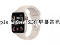 Apple Watch SE有屏幕常亮吗