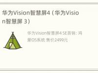 华为Vision智慧屏4（华为Vision智慧屏 3）